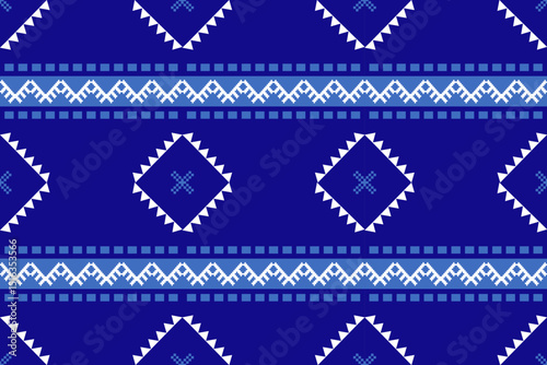 Geometric ethnic seamless pattern  design for carpet,curtain,clothing,fabric,wrapping paper,tiles,textiles,batik,texture and wallpaper.Vector background.
