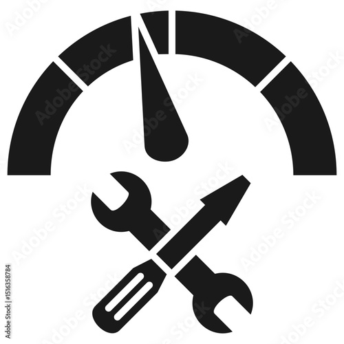 Performance Glyph Icon