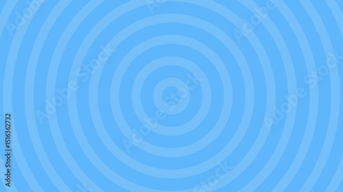 Calming Blue Concentric Circles Background