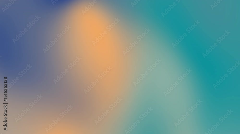 Dégradé de Couleurs Bleu, Orange et Turquoise