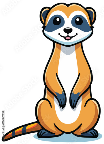 Cartoon Meerkat Illustration