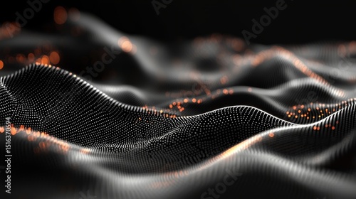 Futuristic abstract technology background featuring digital plexus mesh network, geometric data connections, and dynamic blue lines on a dark gradient backdrop




