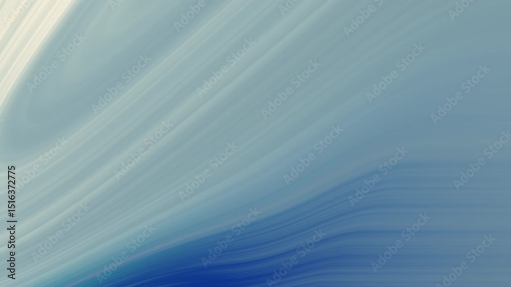 Nuances bleues et blanches, flux ondulant