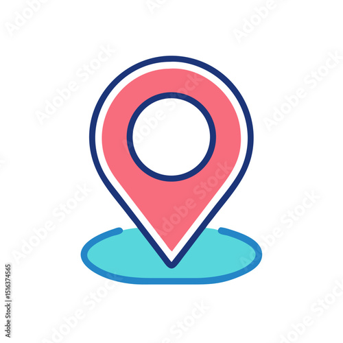 Location Icon Illustration Vector
