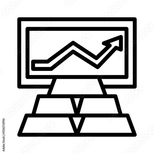 Trading Editable Stroke  Icon