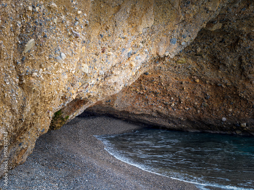 Fototapeta Naklejka Na Ścianę i Meble -  Tranquil beach cove in Kalo Nero, Crete, Greece