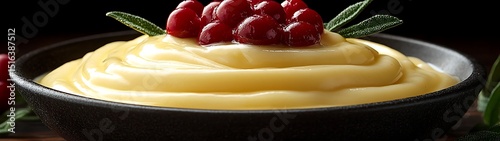 Creamy Dessert with Berries