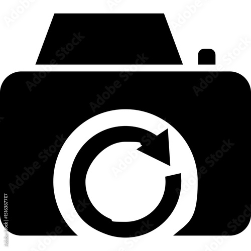 Flip, camera, rotate icon