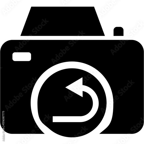 Flip, rotate, camera icon