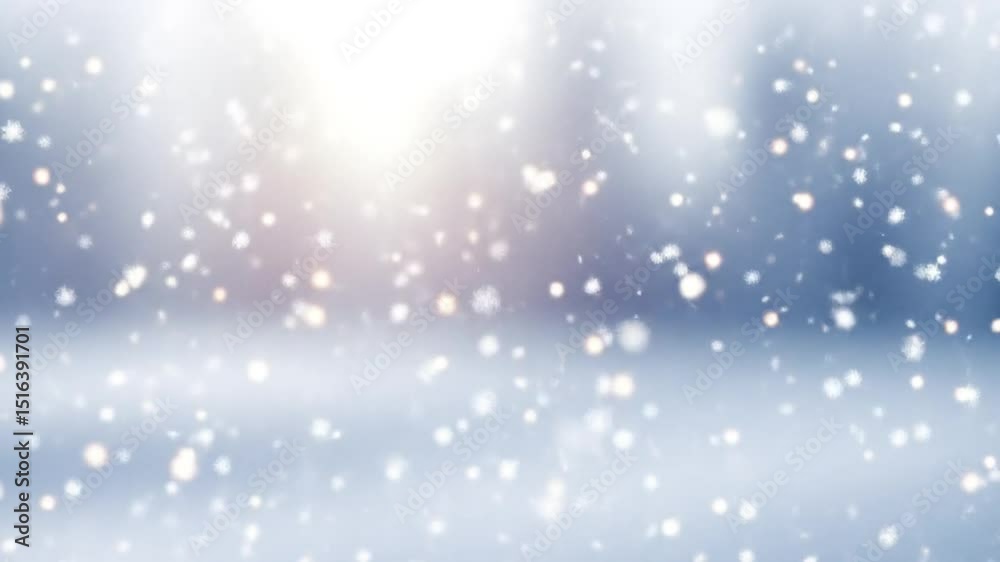 Winter snow scene blurred background Winter snow scene blurred background