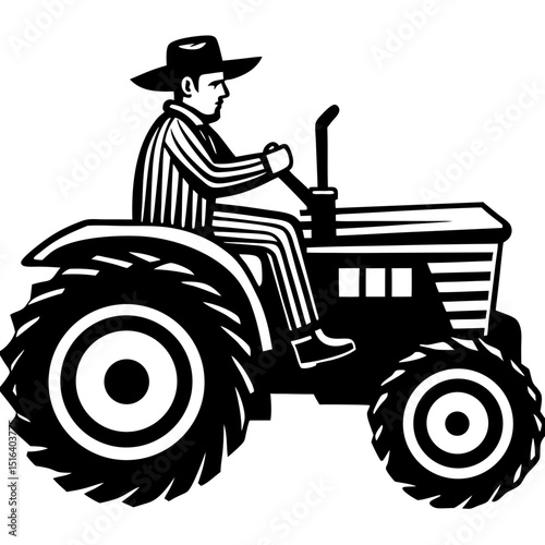 farmer with tractor