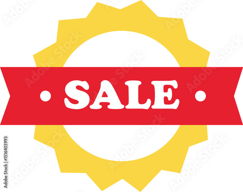 Minimalist Sale Icon Design – Bold and Eye-Catching Discount Symbol