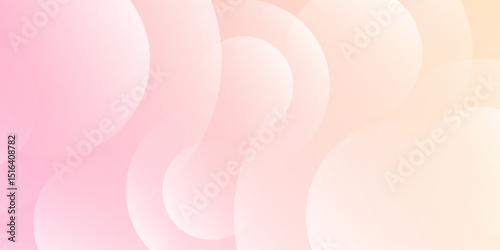 Minimalist banner background, pastel colorful, pink and yellow gradations.