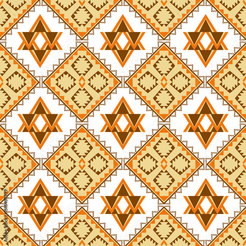 seamless geometric pattern with geometric shapes