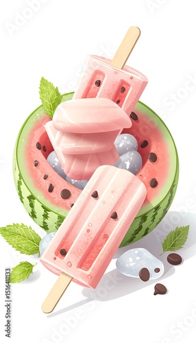 Watermelon Popsicle Display (1)