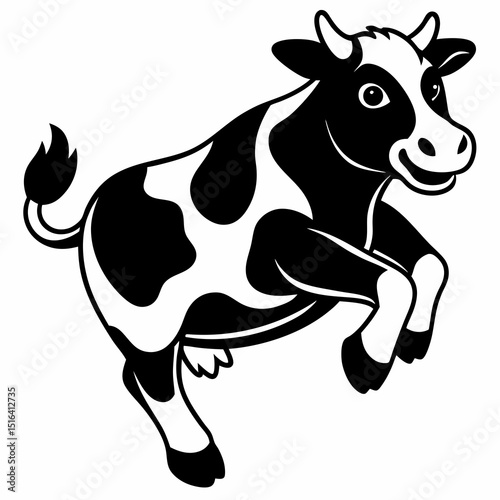 the jumping cow