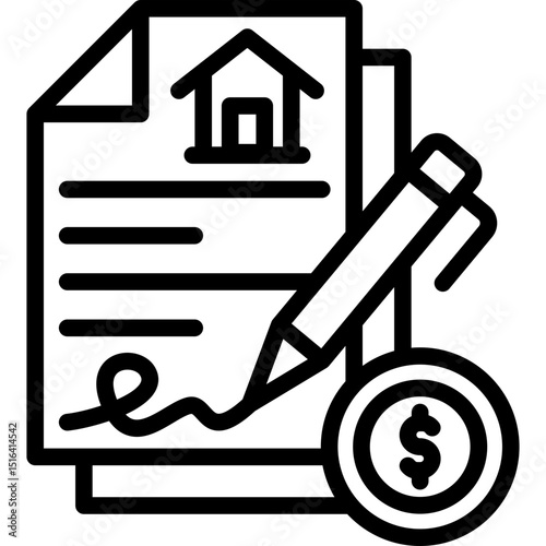 Lease Contract Icon
