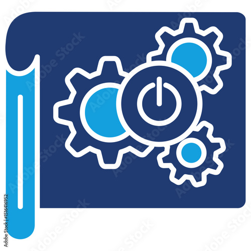 Plan Flat Blue Icon