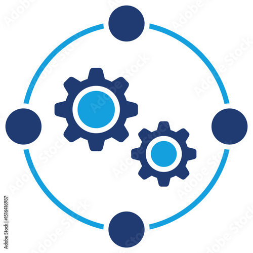 Question Flat Blue Icon
