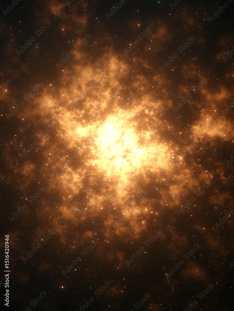 Naklejka premium space galaxy background