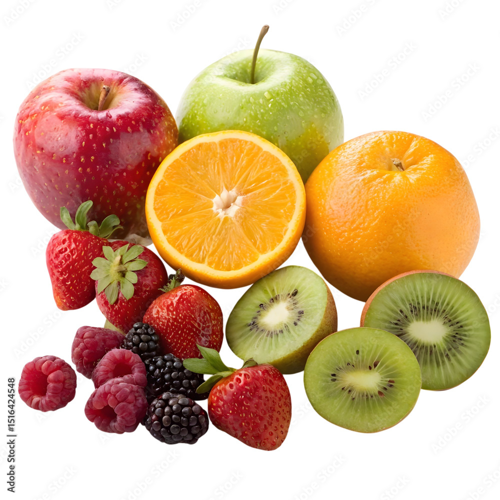 A Colorful Medley of Fresh Fruits: A vibrant display of fresh, ripe fruits, a feast for the eyes and a symbol of healthy living and deliciousness. A Colorful Medley of Fresh Fruits: A vibrant display of fresh, ripe fruits, a feast for the eyes and a symbol of healthy living and deliciousness.