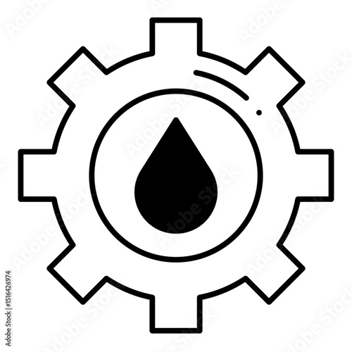 Used Oil dualtone icon