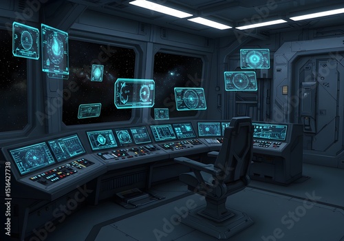 Spaceship Bridge - Command Center
