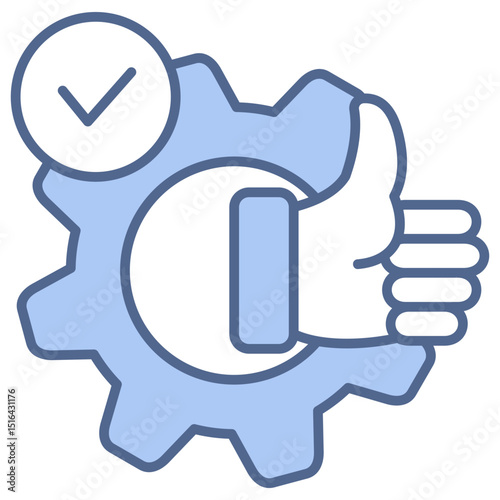 Reliability Blue Icon