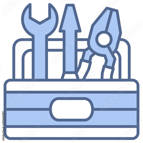 Tools Blue Icon
