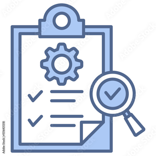 Audit Blue Icon