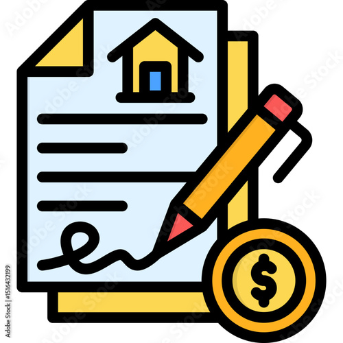 Lease Contract Icon