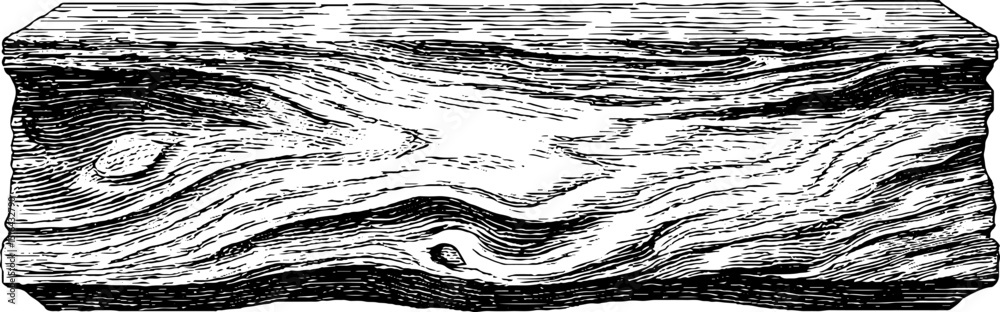 Engraved wooden beam texture for design or print applications