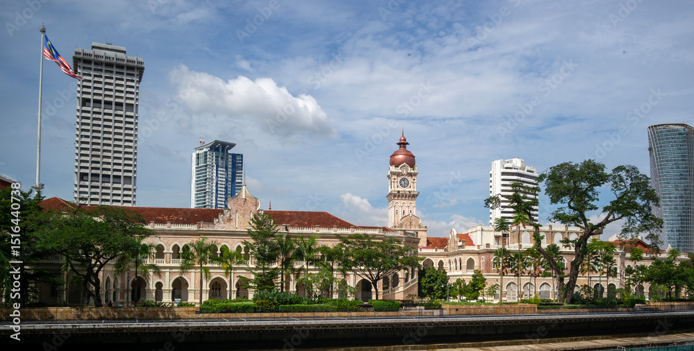 Fototapeta premium Bangunan Sultan Abdul Samad in Kuala Lumpur, Malaysia