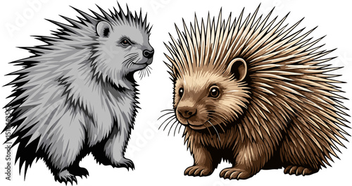 Hedgehog vector two models.eps