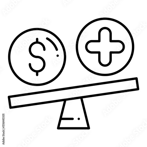 Copay line icon