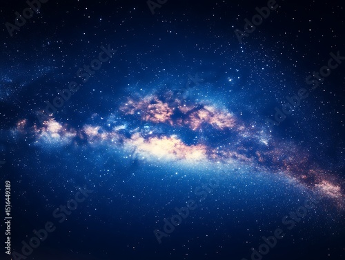 A breathtaking depiction of a galaxy filled with countless stars