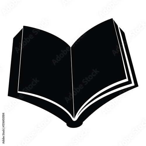 open book vector illustration