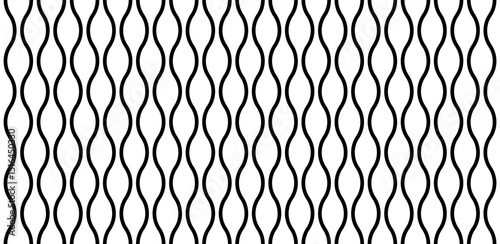 Traditional Japanese pattern with wavy lines. Seamless abstract background.