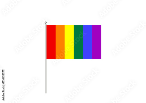 colorful rainbow flag
