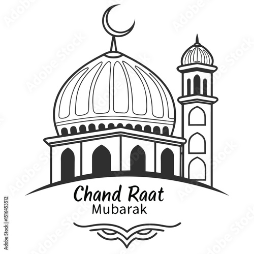 taj mahal vector illustration