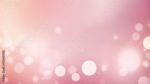 Elegant abstract pink background with soft bokeh light, modern texture, bright wallpaper design, smooth gradient surface pattern illustration template art style ai