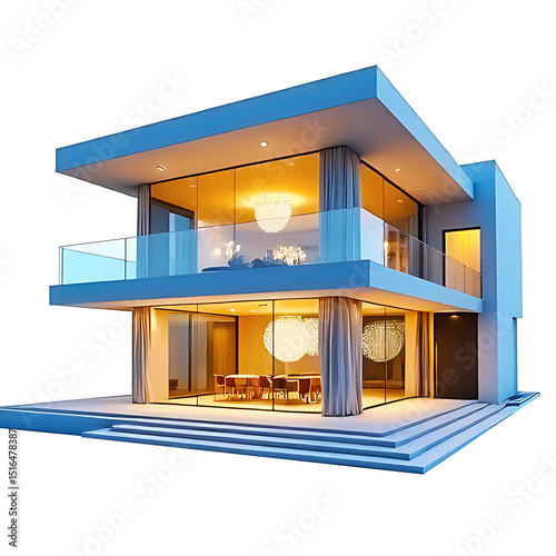 3d render of a house