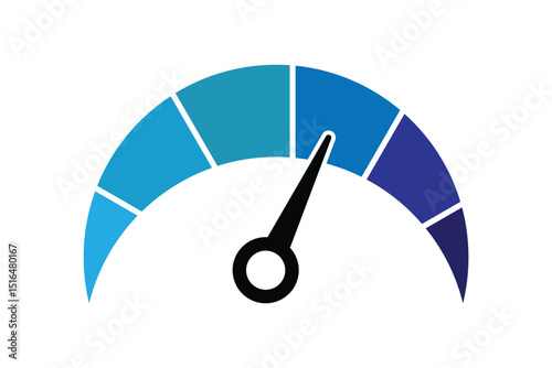speedometer icon. gauge icon.