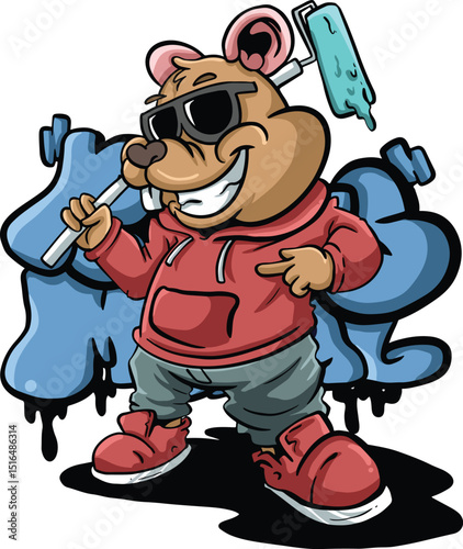 Cute Bear cartoon design