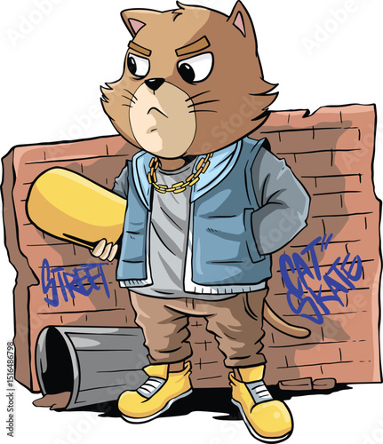 Cartoon Design cute cat