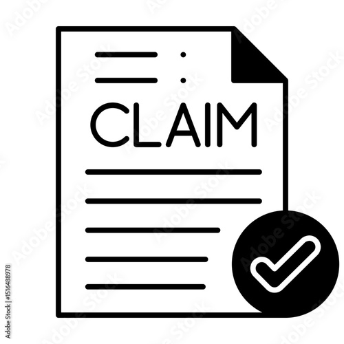 Claim Approved dualtone icon