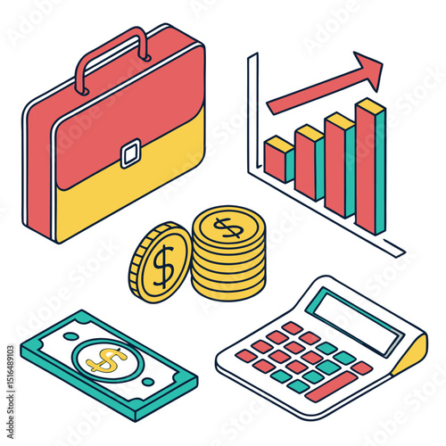  colorful 3d business and finance icons   briefcas (1).eps