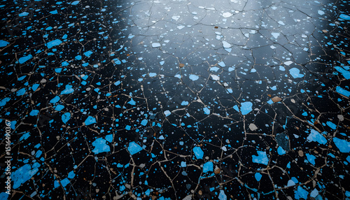 blue abstract background | fiber optics background with lots light spots | Blue Cyber Holiday Background with Stars, Lights, and Snowfall