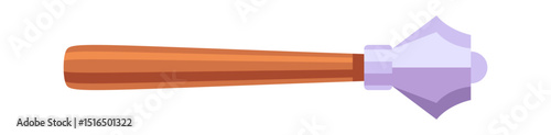 Ancient mace historic weapon cartoon