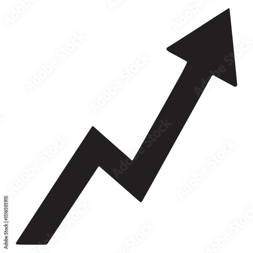 Dollar rate increase icon. Vector illustration EPS 10